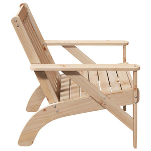 Sedia Adirondack da Giardino 75x77x77 cm Legno Massello di Pino 859327