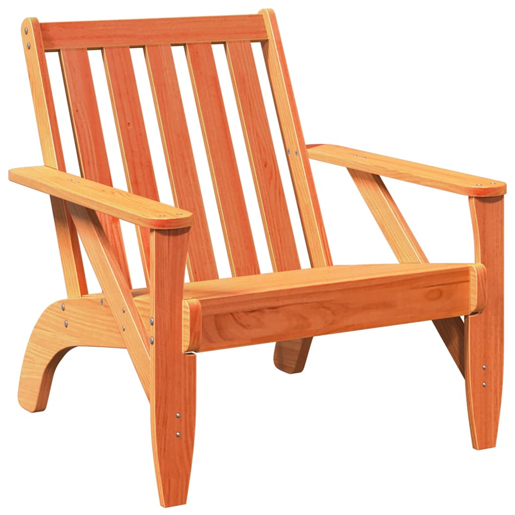 Sedia Adirondack da Giardino 75x77x77 cm Legno Massello di Pino 859329