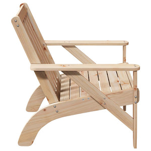 Sedie Adirondack da Giardino 2 pz in Legno Massello di Pino 859332