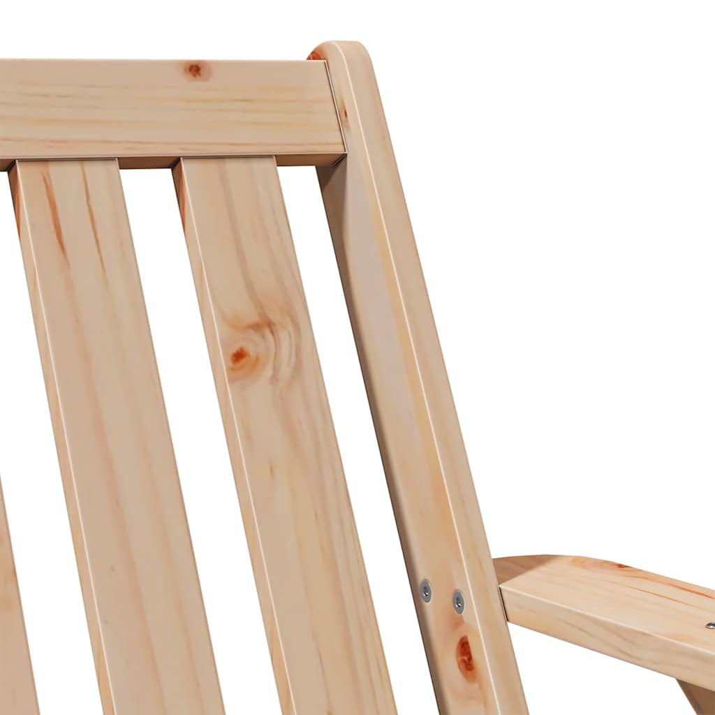 Sedie Adirondack da Giardino 2 pz in Legno Massello di Pino 859332