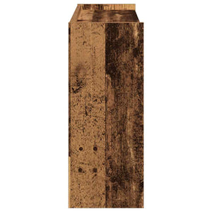 Scarpiera Legno Antico 80x25x62 cm in Legno Multistrato 859921