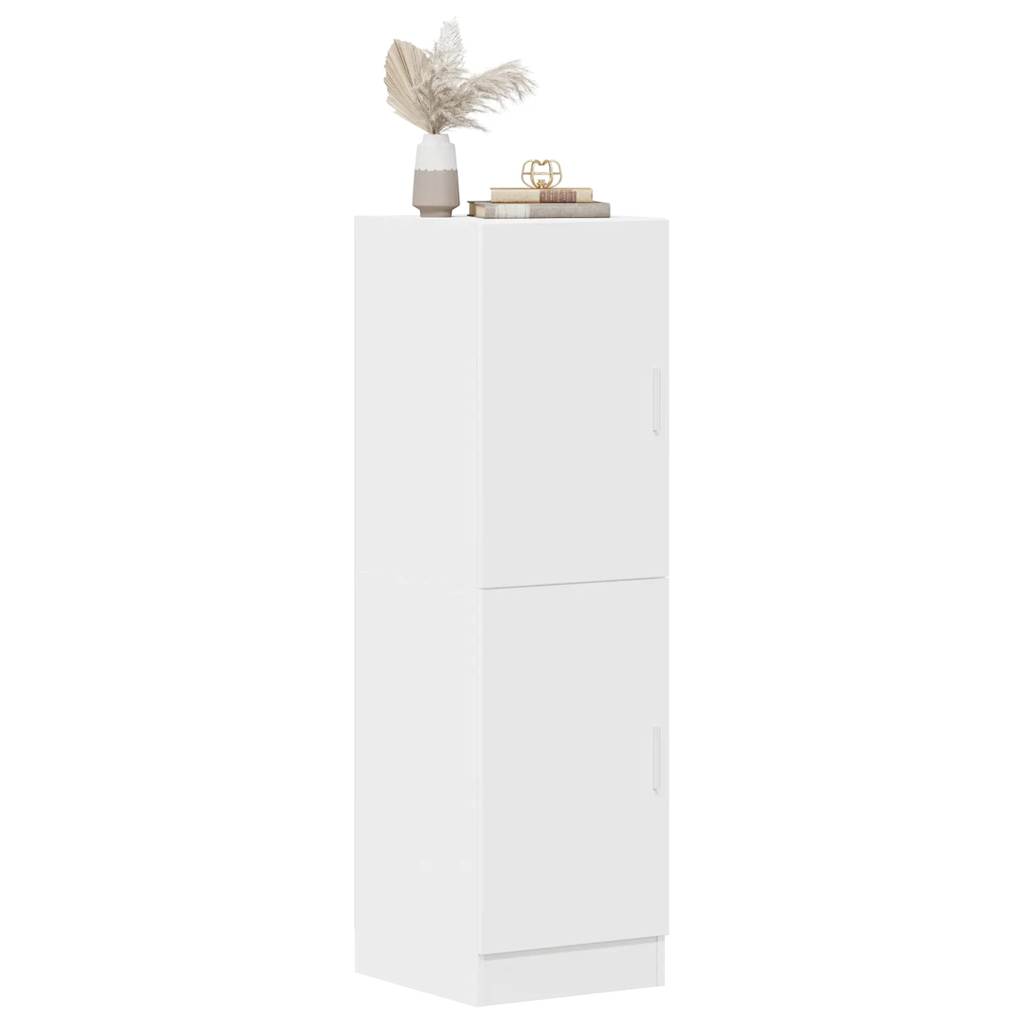 Mobile da Cucina Bianco 38x41,5x131,5 cm in Legno Multistrato 860112