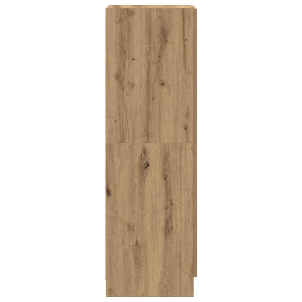 Armadietto Cucina Rovere Artigianale 38x41,5x131,5 cm in Legno 860120