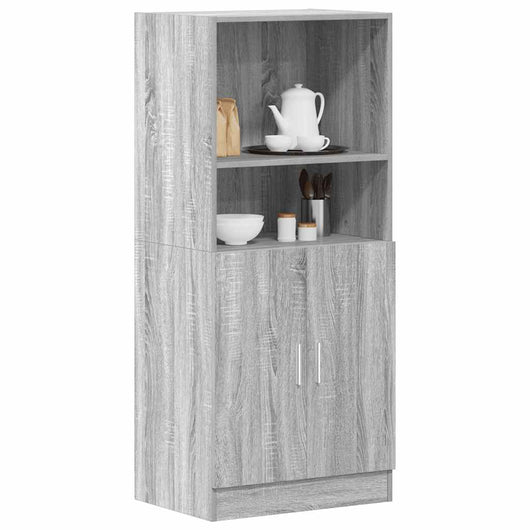 Armadietto Cucina Grigio Sonoma 57x41,5x131,5 cm in Truciolato 860126