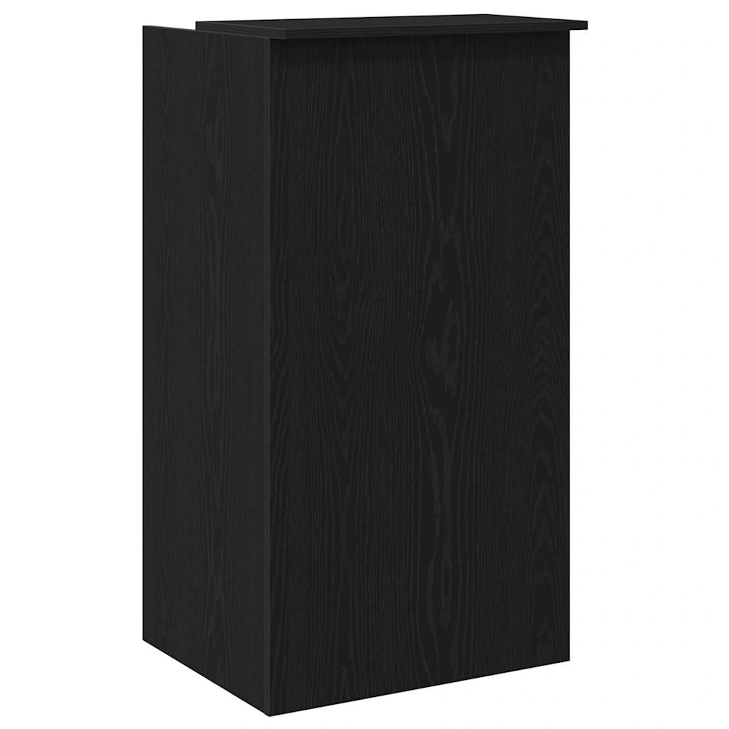 Banco Reception Nero 55x50x103,5 cm in Legno Multistrato 859016