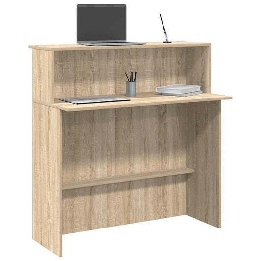 Banco Reception Rovere Sonoma 100x50x103,5 cm Legno Multistrato 859026