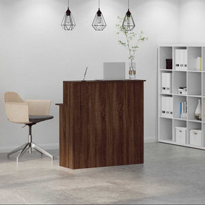 Banco Reception Rovere Marrone 100x50x103,5cm Legno Multistrato 859030