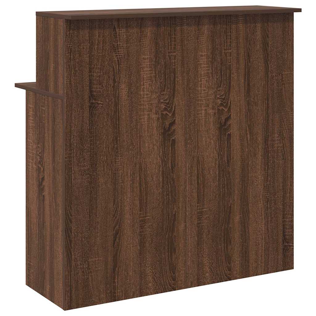 Banco Reception Rovere Marrone 100x50x103,5cm Legno Multistrato 859030