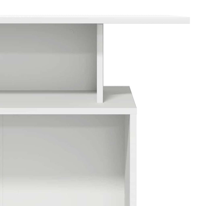 Banco Reception Bianco 100x40x104 cm in Legno Multistrato 859051