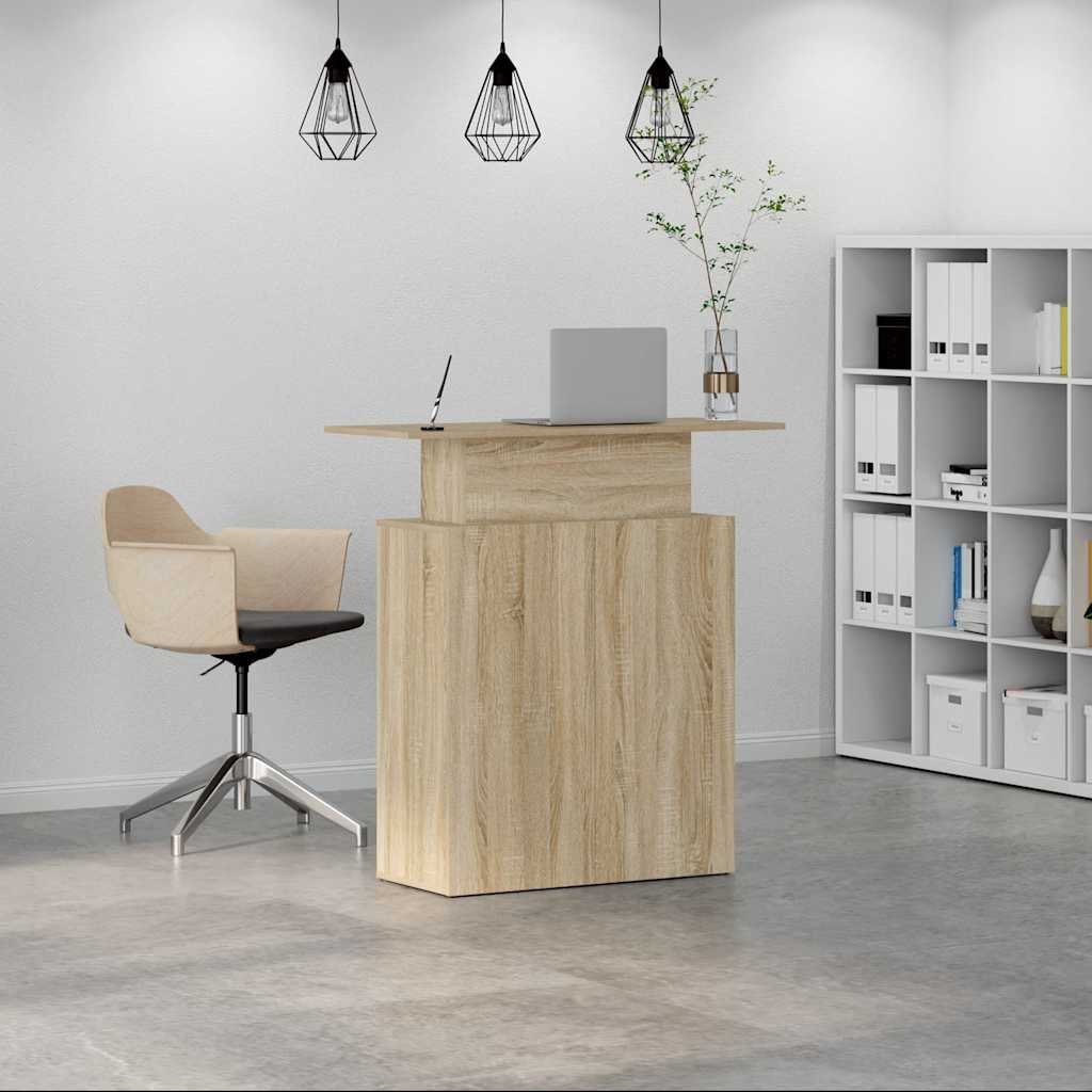 Banco Reception Rovere Sonoma 100x40x104 cm Legno Multistrato 859053