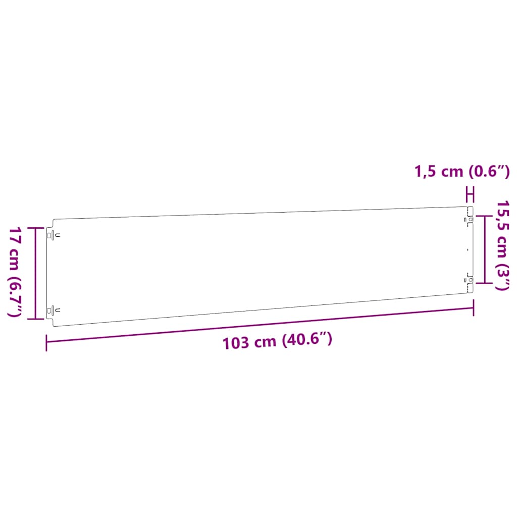 Bordure per Prato 10 pz Verde Oliva Acciaio Laminato a Freddo 860157