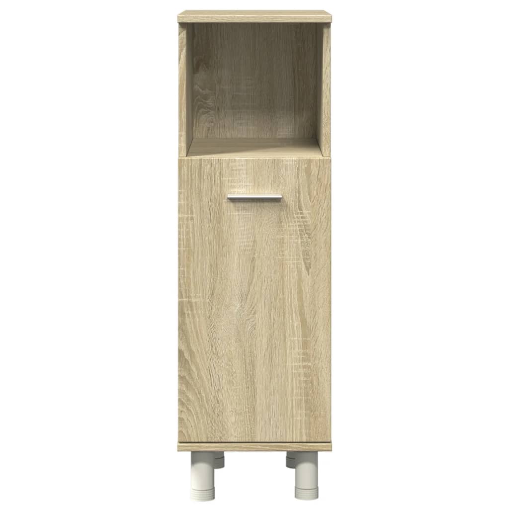 Set Mobili da Bagno 4 pz Rovere Sonoma in Legno Multistrato 3324970