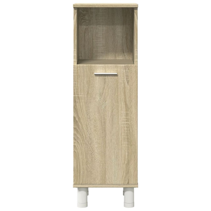 Set Mobili da Bagno 3 pz Rovere Sonoma in Legno Multistrato 3324975