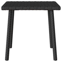 Tavolino da Giardino Rettangolare Nero 40x40x37 cm Polyrattan 4104045