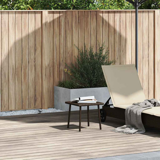 Tavolino Giardino Rettangolare Marrone 40x40x37 cm Polyrattan 4104046