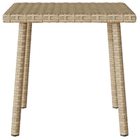 Tavolino da Giardino Rettangolare Beige 40x40x37 cm Polyrattan 4104048