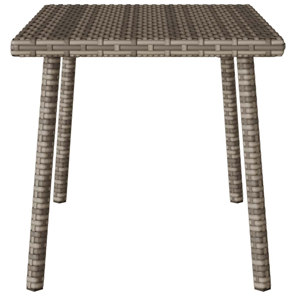 Tavolino da Giardino Rettangolare Grigio 60x40x37 cm Polyrattan 4104052