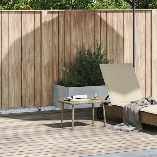 Tavolino da Giardino Rettangolare Beige 60x40x37 cm Polyrattan 4104053