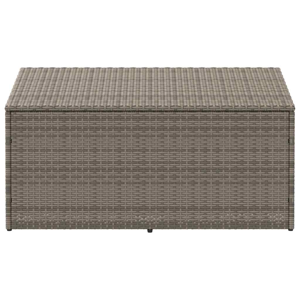 Baule da Giardino Grigio 110x50x58 cm in Polyrattan 4104071