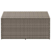 Baule da Giardino Grigio 110x50x58 cm in Polyrattan 4104071