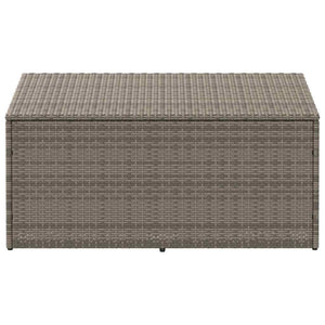 Baule da Giardino Grigio 110x50x58 cm in Polyrattan 4104071