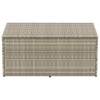 Baule da Giardino Grigio Chiaro 110x50x58 cm in Polyrattan 4104073