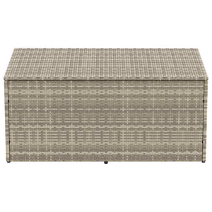 Baule da Giardino Grigio Chiaro 110x50x58 cm in Polyrattan 4104073