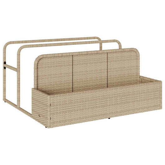 Galleggiante a Bordo Piscina Beige 110x100x57 cm in Polyrattan 4104091