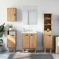 Set Mobili da Bagno 4 pz OTTA in Legno Massello di Pino 3307683