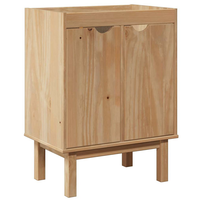 Set Mobili da Bagno 4 pz OTTA in Legno Massello di Pino 3307683