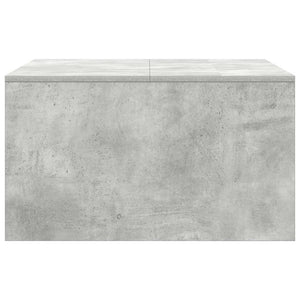 Tavolino da Salotto con Cassetti Grigio Cemento 70,5x70x40 cm 3328411