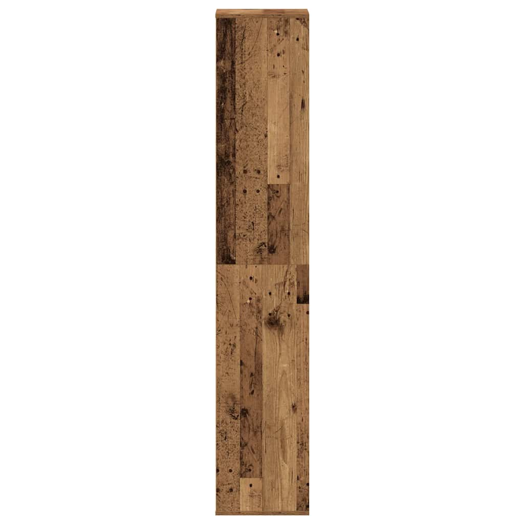 Scarpiera Legno Antico 54x34x183 cm in Legno Multistrato 859384