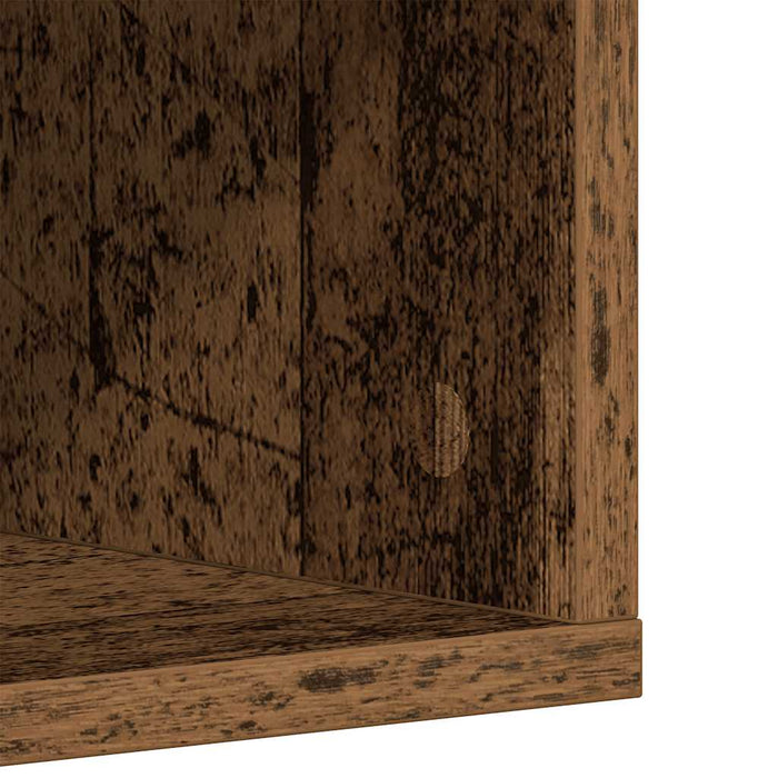 Scarpiera Legno Antico 54x34x183 cm in Legno Multistrato 859384