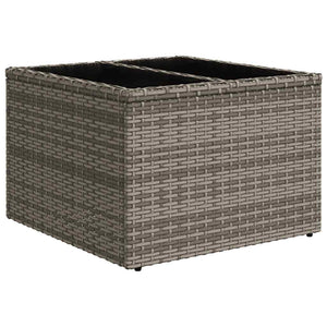 Set Divano da Giardino 8 pz con Cuscini Grigio in Polyrattan 3325316