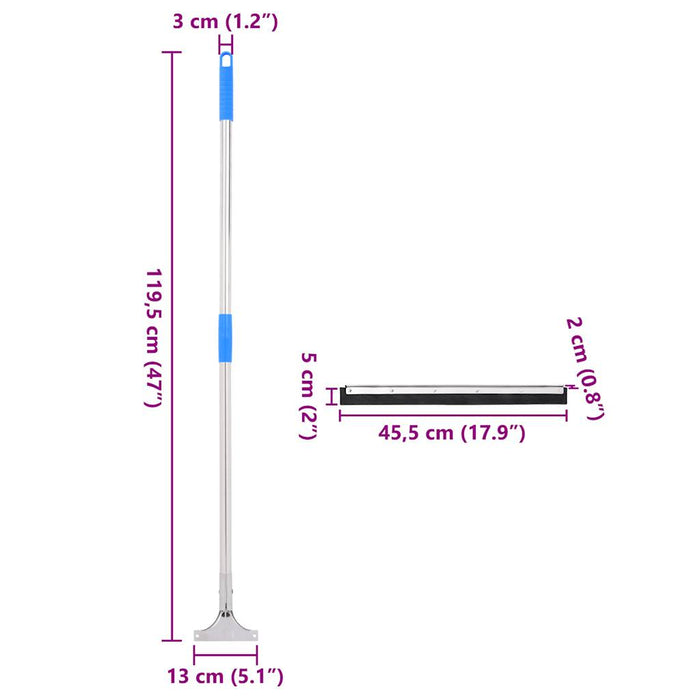 Tergipavimento 45,5x119,5 cm in Acciaio e Gomma 3329227