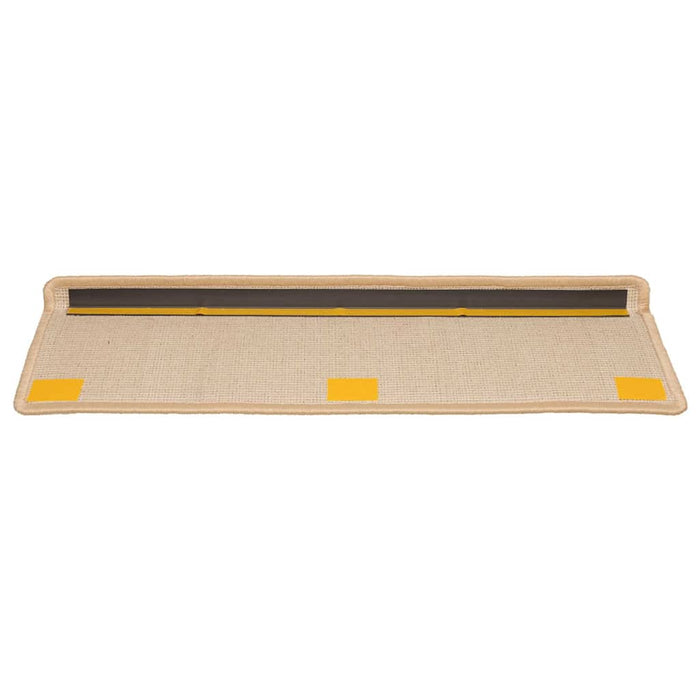 Tappetini per Scale 20 pz 65x21x4 cm Crema 3365855