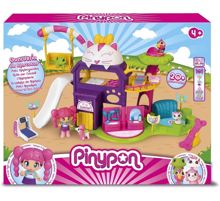 Pinypon Asilo per Cuccioli con Personaggio e Accessori Playset Idea Regalo