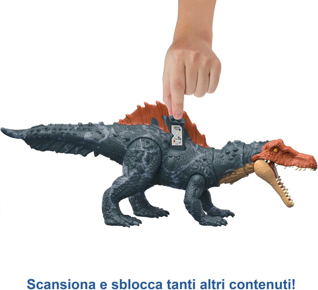 Mattel Jurassic World Dominion Dinosauri Carnivori con Azioni Attacco Siamosauro