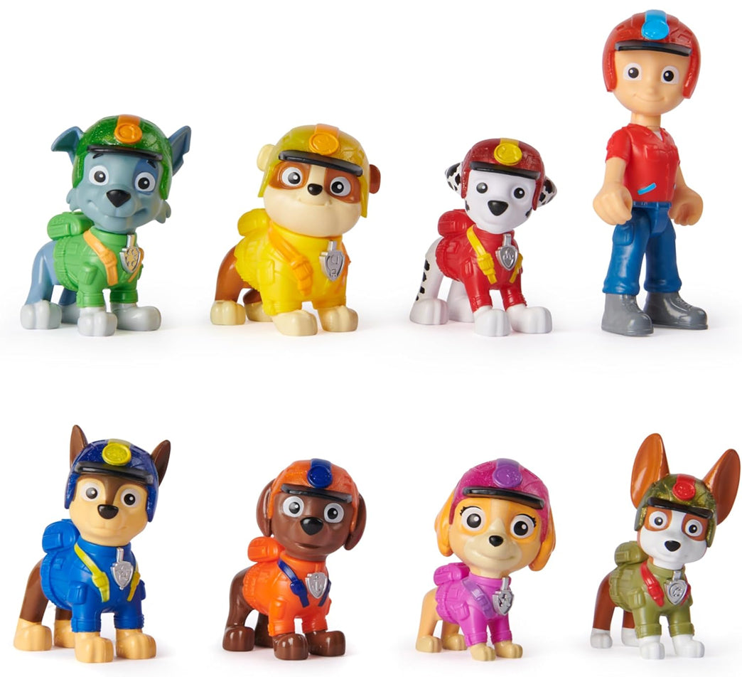 Paw Patrol Jungle Pups Confezione Regalo 8 Personaggi Collezionabili Idea Regalo