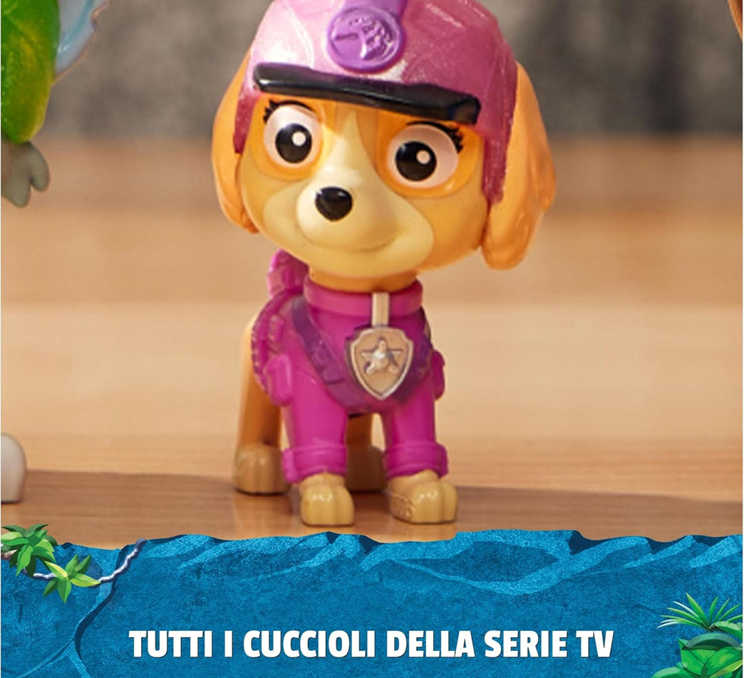 Paw Patrol Jungle Pups Confezione Regalo 8 Personaggi Collezionabili Idea Regalo