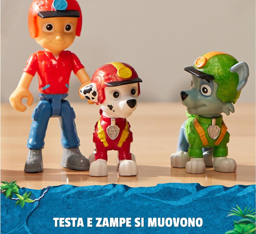 Paw Patrol Jungle Pups Confezione Regalo 8 Personaggi Collezionabili Idea Regalo