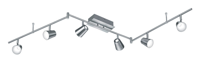 Faretto da Interno a LED in Metallo Nickel Opaco