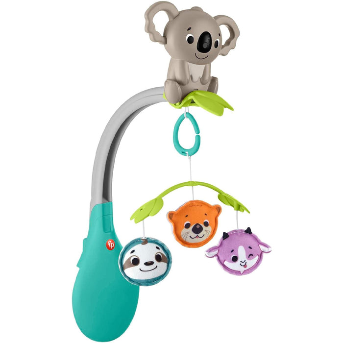 Fisher-Price Giostrina Gioco e Relax 3-in-1 Include un Tenero Koala 3 Giocattoli