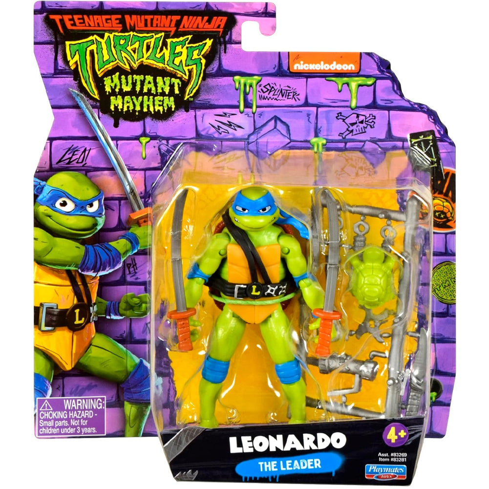 Teenage Mutant Ninja Turtles Mutant Mayhem 11,4 cm Leonardo Action Figure