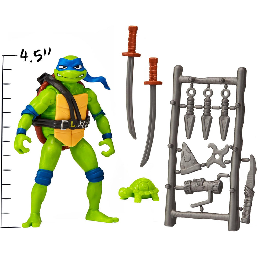 Teenage Mutant Ninja Turtles Mutant Mayhem 11,4 cm Leonardo Action Figure