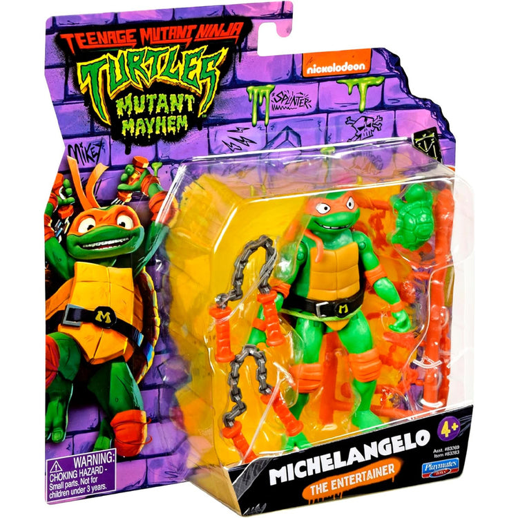 Teenage Mutant Ninja Turtles Mutant Mayhem 11,4 cm Michelangelo Action Figure