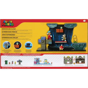 Nintendo Playset Super Mario Underground Idea Regalo per Bambini e Collezionisti