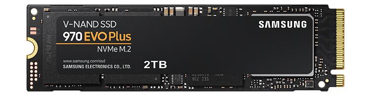 Samsung 970 evo plus 2 tb m.2 pci express 3.0 nvme v-nand mlc - MZ-V7S2T0BW