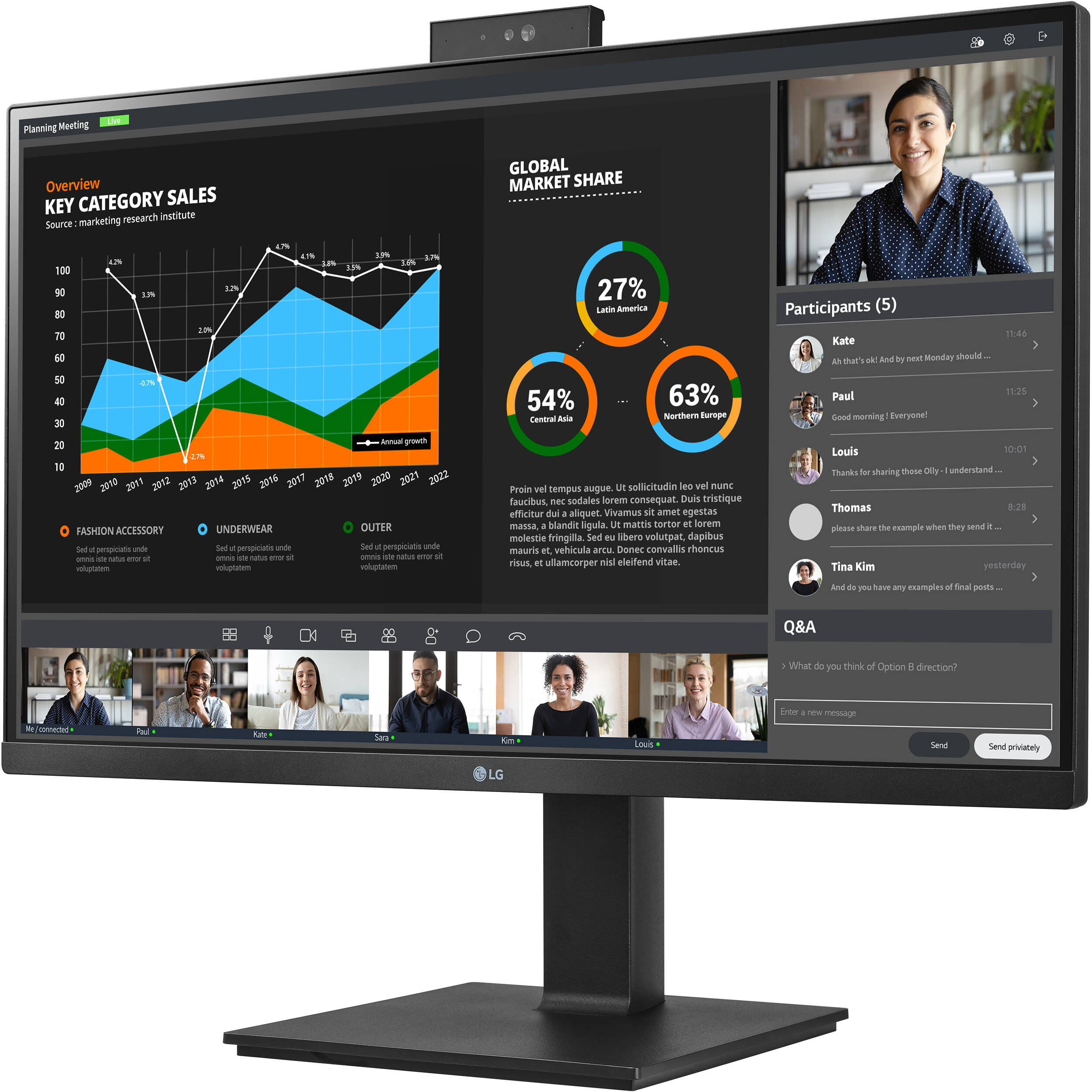 Lg 27bq75qc-b monitor pc 68,6 cm (27") 2560 x 1440 pixel quad hd led nero - 27BQ75QC-B.AEU