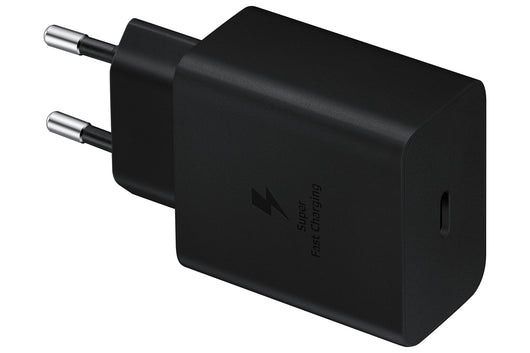 Samsung caricabatterie super fast charging 45w ep-t4510, porta usb-c (con cavo), nero - EP-T4510XBEGEU